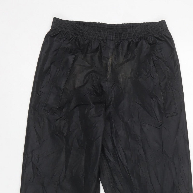 Regatta Professional Boys Black 9-10 Years Windbreaker Trousers