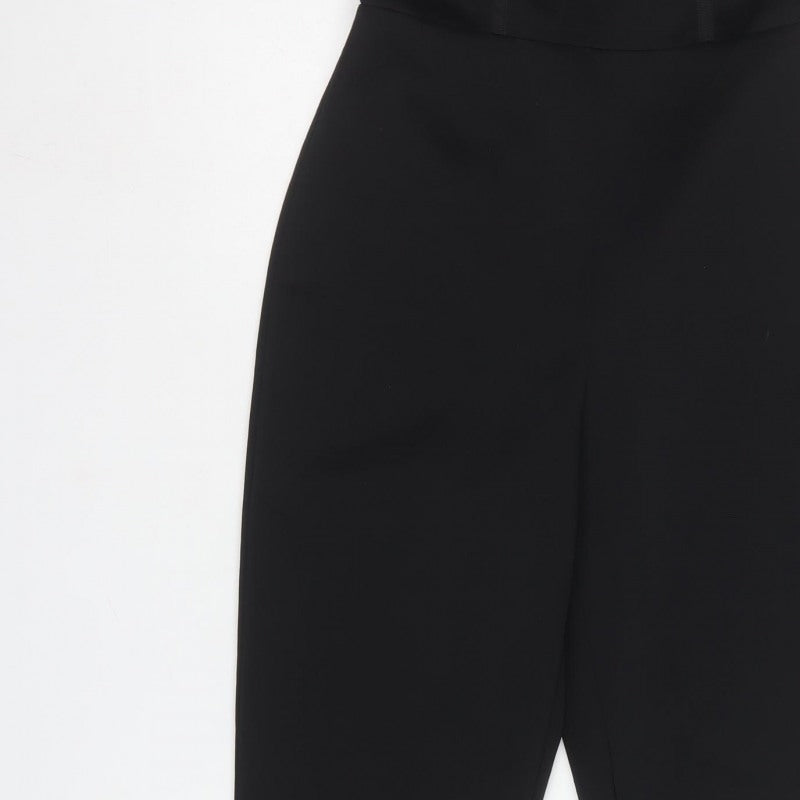 ASOS Women’s Black UK 10 Strapless Sweetheart Straight Leg Jumpsuit