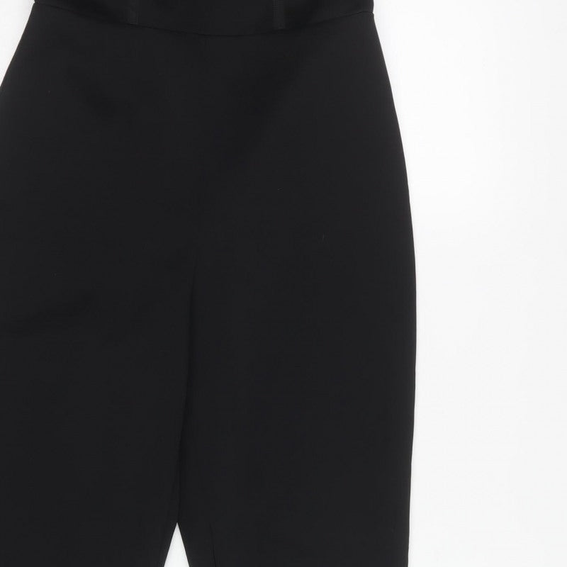 ASOS Women’s Black UK 10 Strapless Sweetheart Straight Leg Jumpsuit
