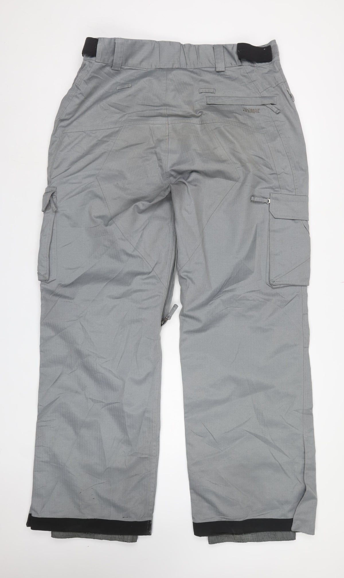 Animal Mens Grey XL Technical Snow Pants Cargo Ski Insulated Waterproof