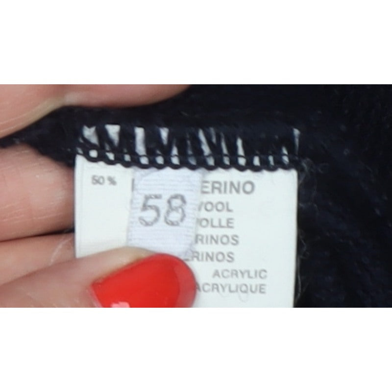 Green Coast Men’s Black XL 1/2 Zip Merino Wool Jumper Logo