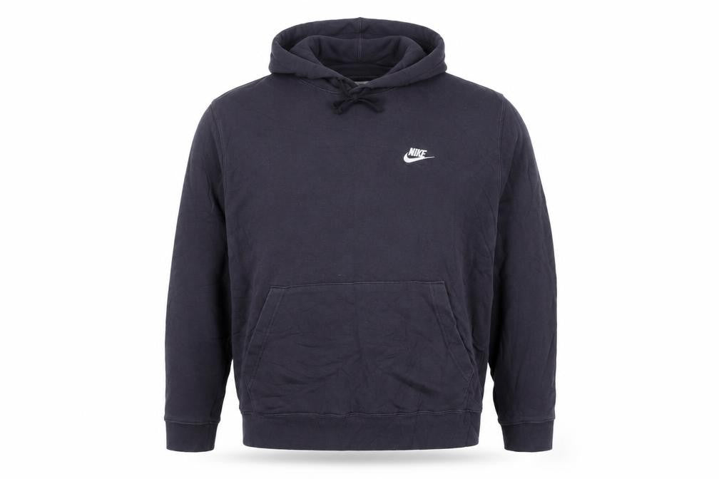 Nike Men’s Blue XL Pullover Hoodie Logo Fleece Kangaroo Pocket