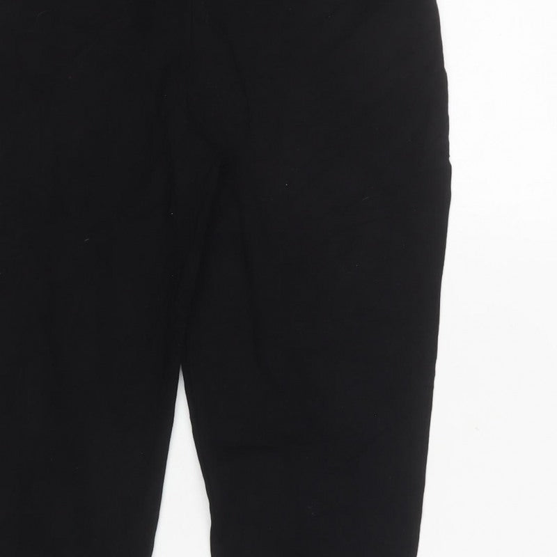 Mint Velvet Women’s Black L High Rise Zip Ankle Leggings