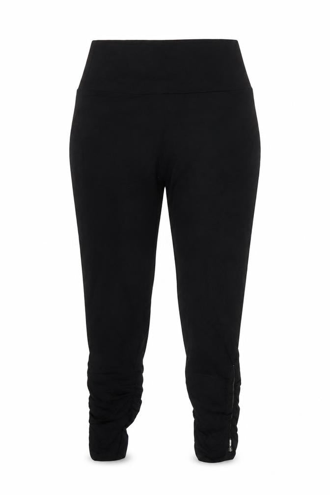 Mint Velvet Women’s Black L High Rise Zip Ankle Leggings