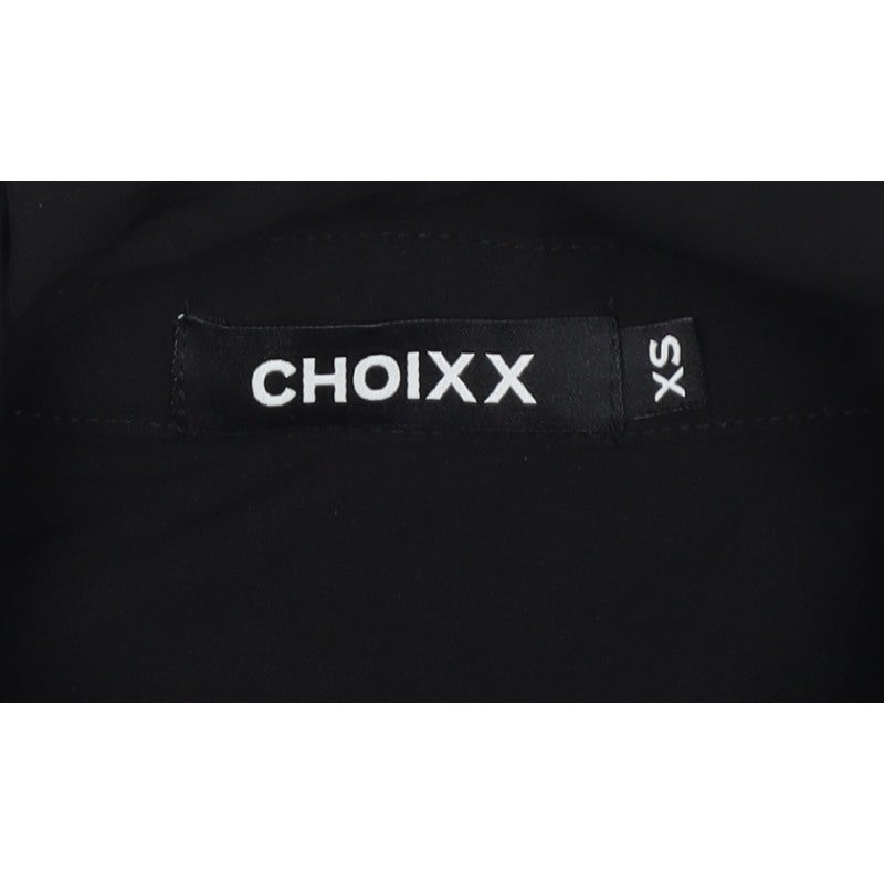 Choixx Men's Black XS Military Jacket Full Zip Utility Pockets