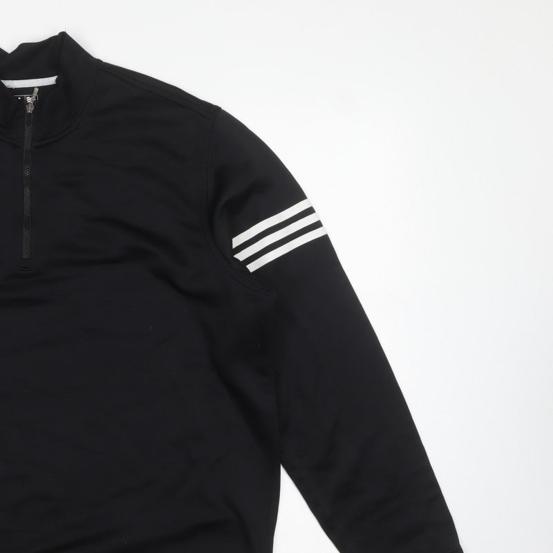 Adidas Men’s Black XL Climalite 1/4 Zip Golf Sweatshirt