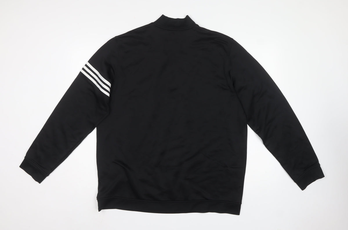 Adidas Men’s Black XL Climalite 1/4 Zip Golf Sweatshirt