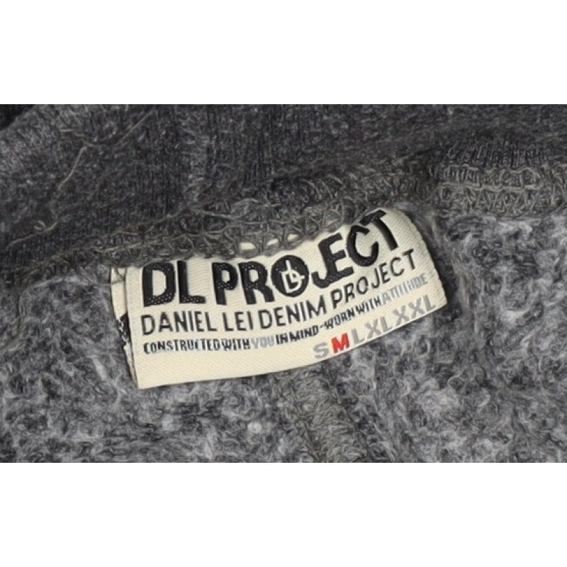 Daniel Lei Mens Grey Jogger Trousers M Drawstring Cargo Pockets
