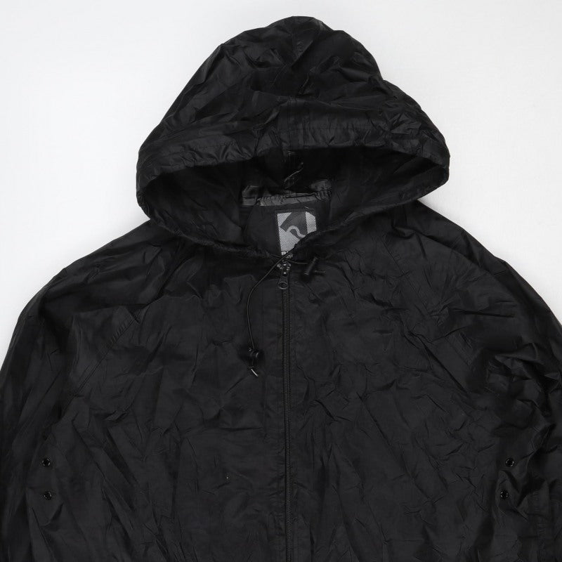 Regatta Men’s Black L Hooded Waterproof Rain Jacket Outdoor