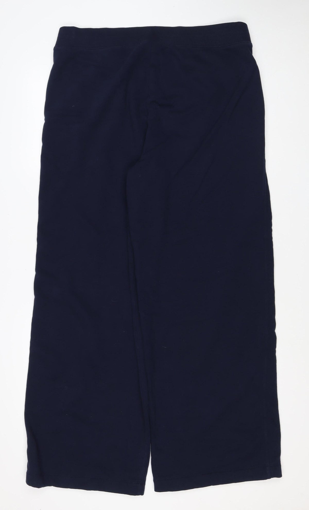 Marks and Spencer Women Blue UK 18 Long Sweatpants Drawstring Cotton