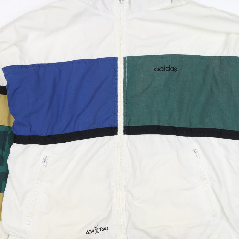 Adidas Men’s L Multicolour 90s ATP Tour Windbreaker Jacket