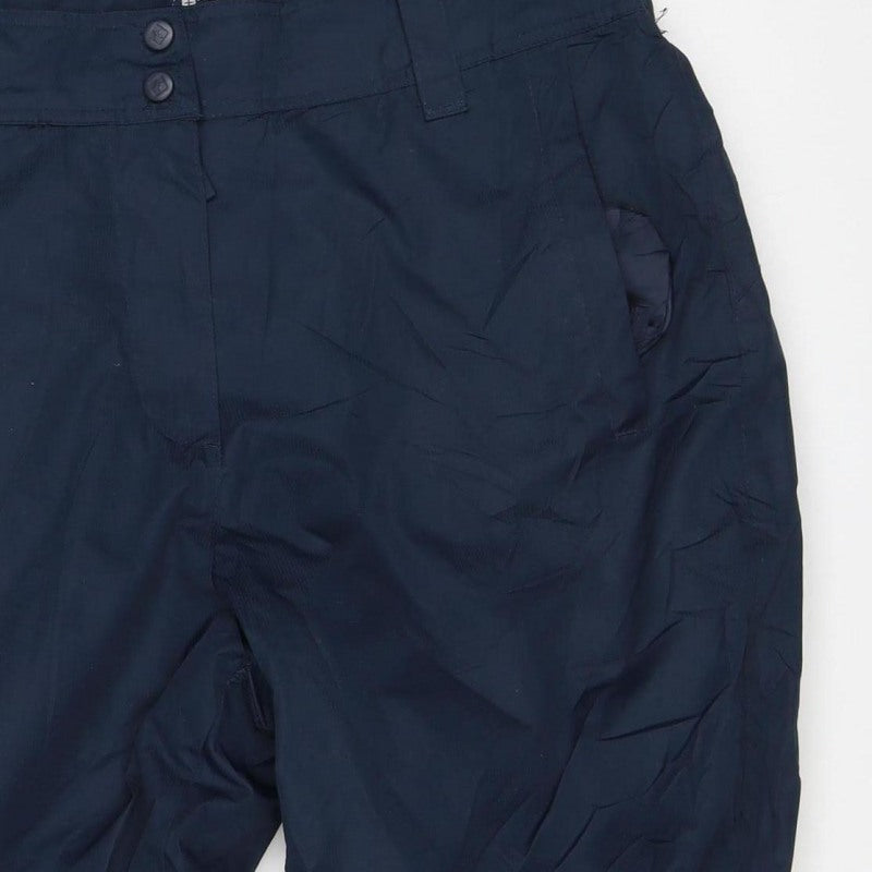Mountain Warehouse Women Blue UK 12 Snow Pants Water Resistant