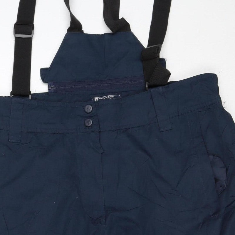 Mountain Warehouse Women Blue UK 12 Snow Pants Water Resistant