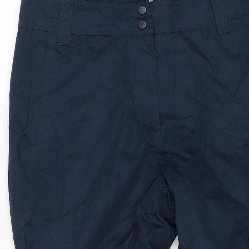 Mountain Warehouse Women Blue UK 12 Snow Pants Water Resistant
