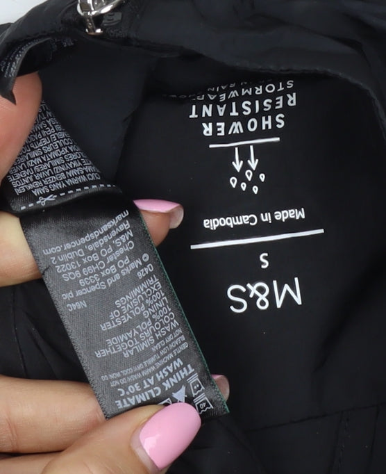 Marks and Spencer Womens Black S Stormwear Padded Basic Jacket