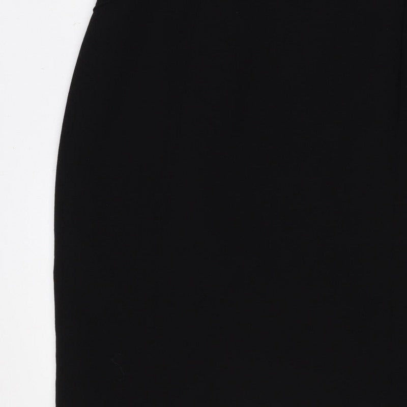 Precis Women Black UK 12 Sleeveless Knee Length Sheath Dress