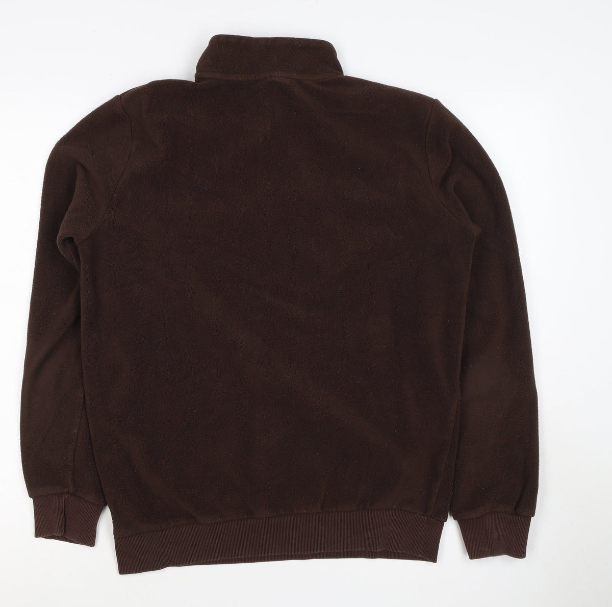 Puma Women’s Brown UK 16 1/4 Zip Fleece Sweatshirt Logo