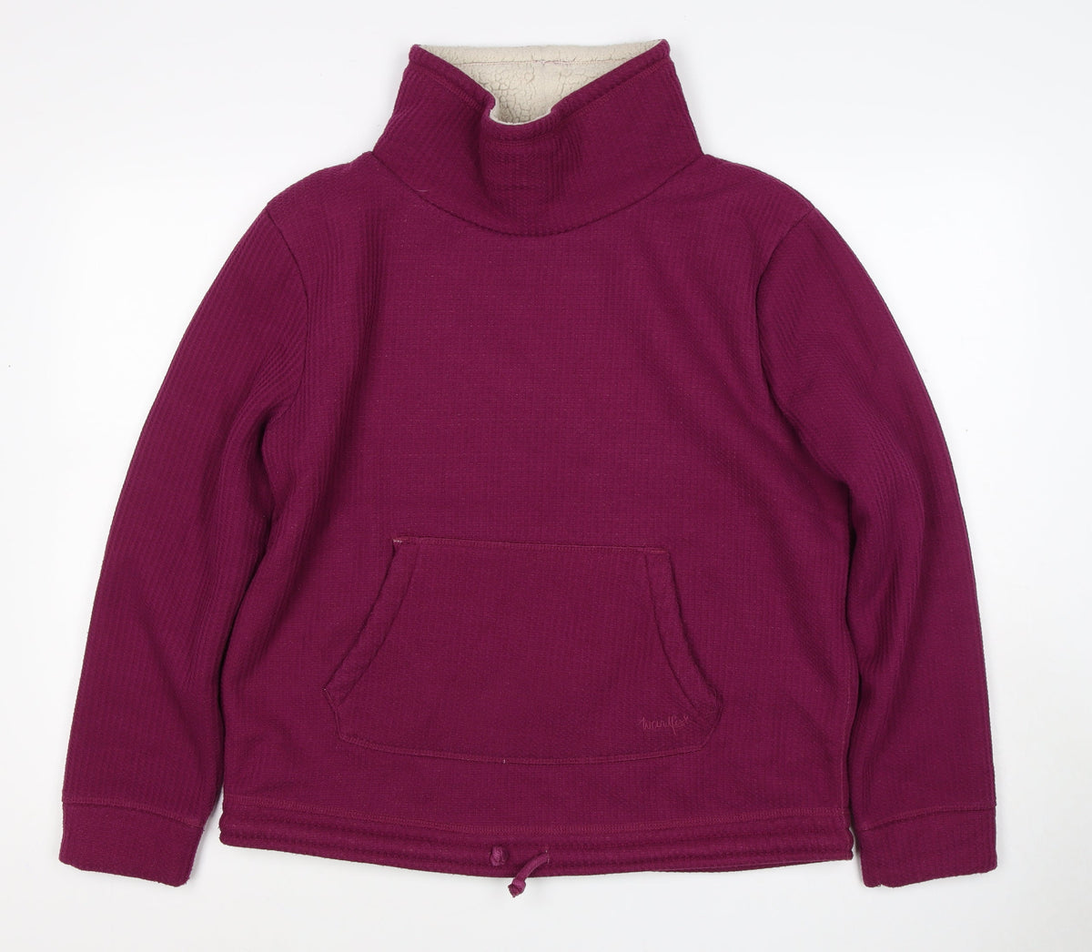 Weird Fish Women’s Purple Size 16 Lined Fleece Pullover Sweatshirt
