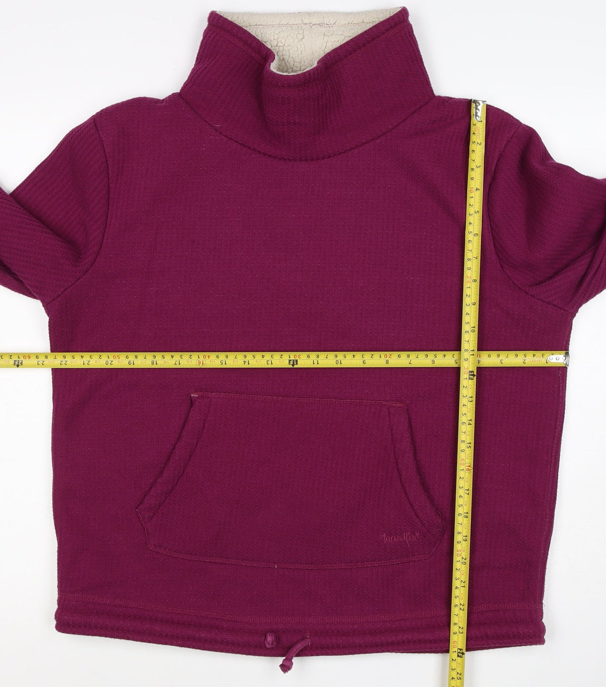 Weird Fish Women’s Purple Size 16 Lined Fleece Pullover Sweatshirt