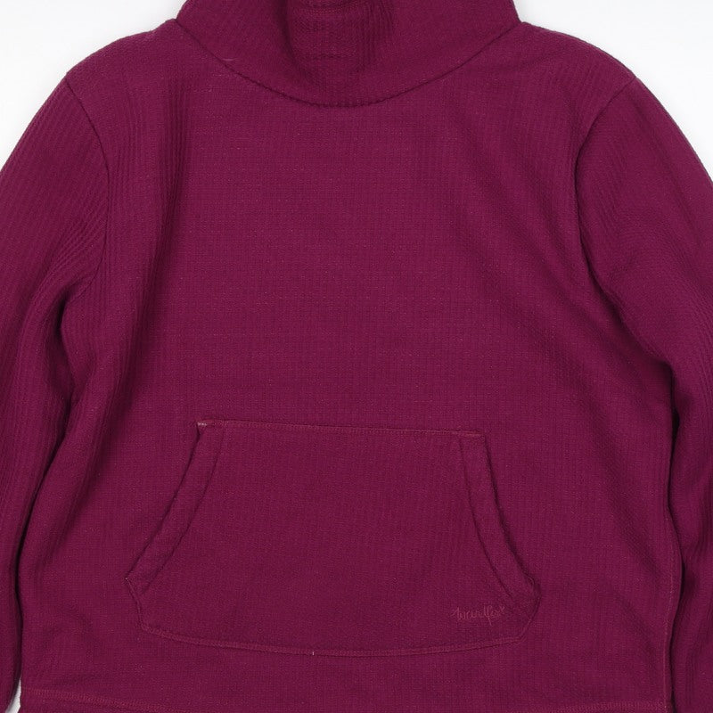 Weird Fish Women’s Purple Size 16 Lined Fleece Pullover Sweatshirt