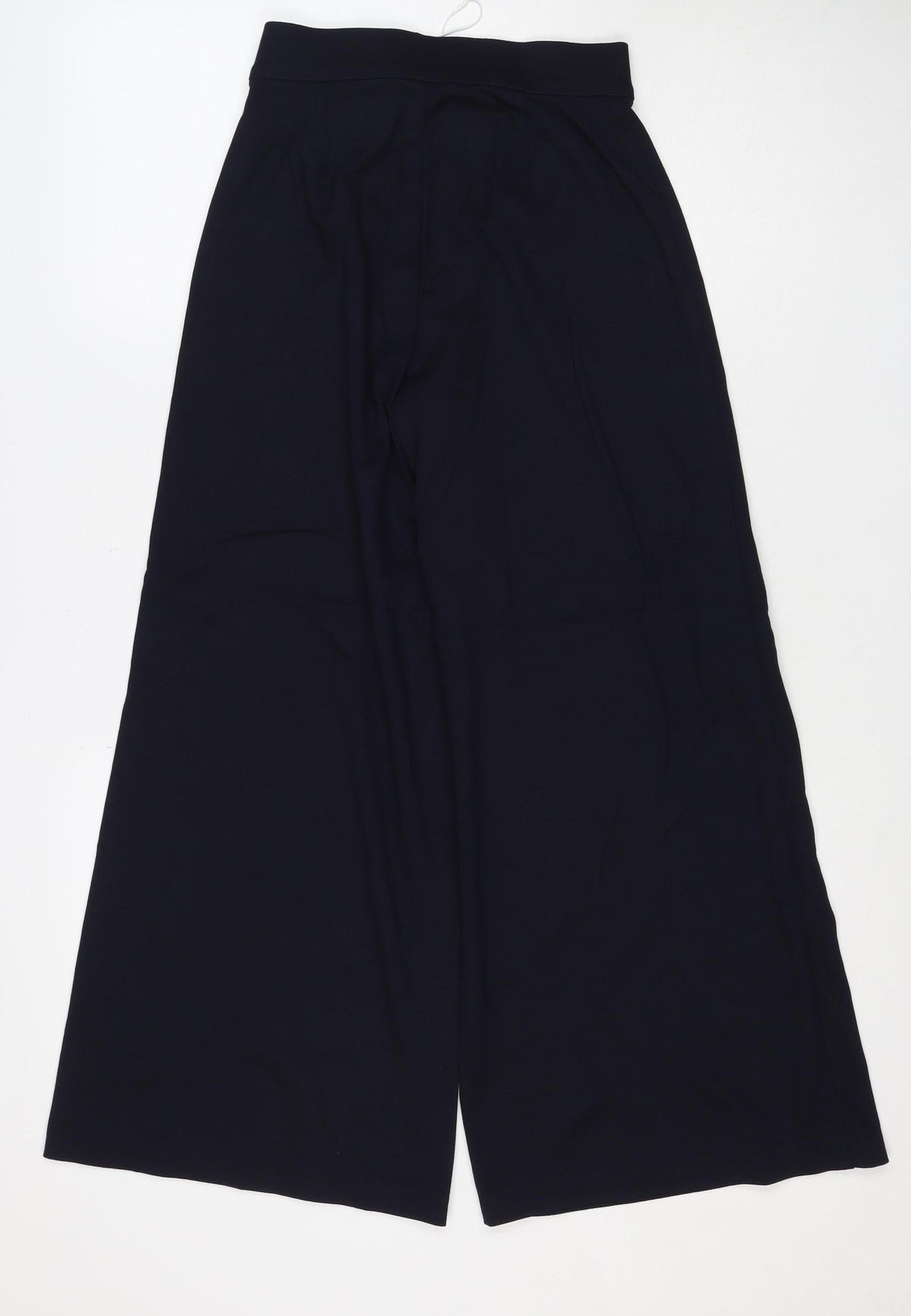 Marks & Spencer Women Blue Size 6 Short Wide Leg Stretch Trousers