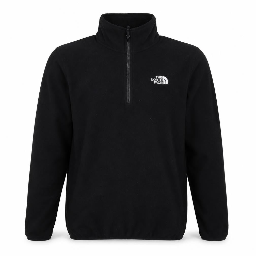 The North Face Men’s Black S 1/4 Zip Fleece Sweatshirt Logo
