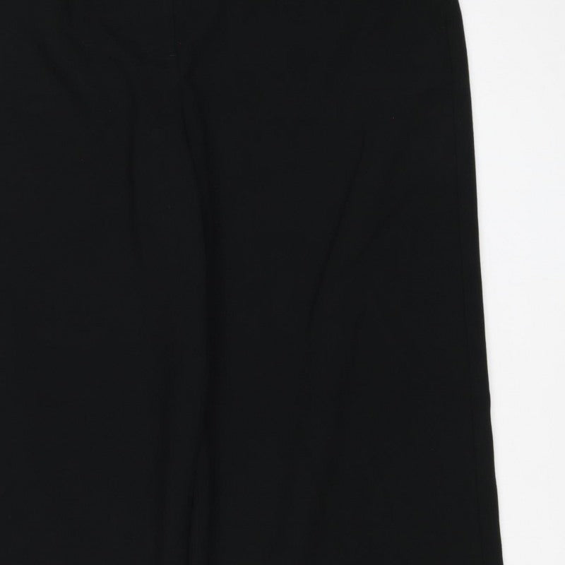 Marks & Spencer Women’s Black UK 16 Long Straight Tailored Trousers