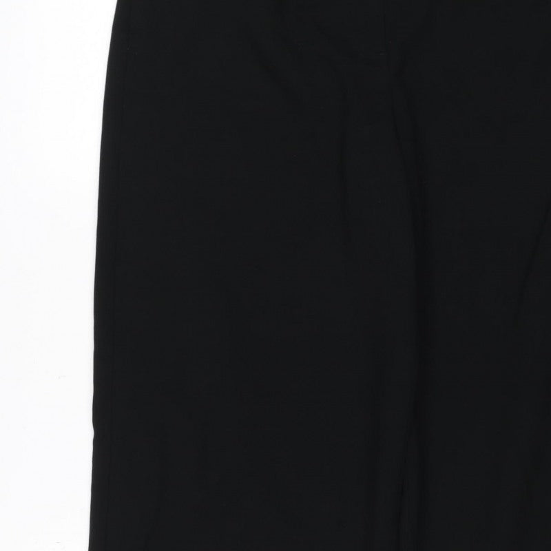 Marks & Spencer Women’s Black UK 16 Long Straight Tailored Trousers