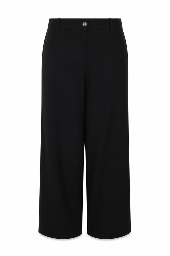 Marks & Spencer Women’s Black UK 16 Long Straight Tailored Trousers