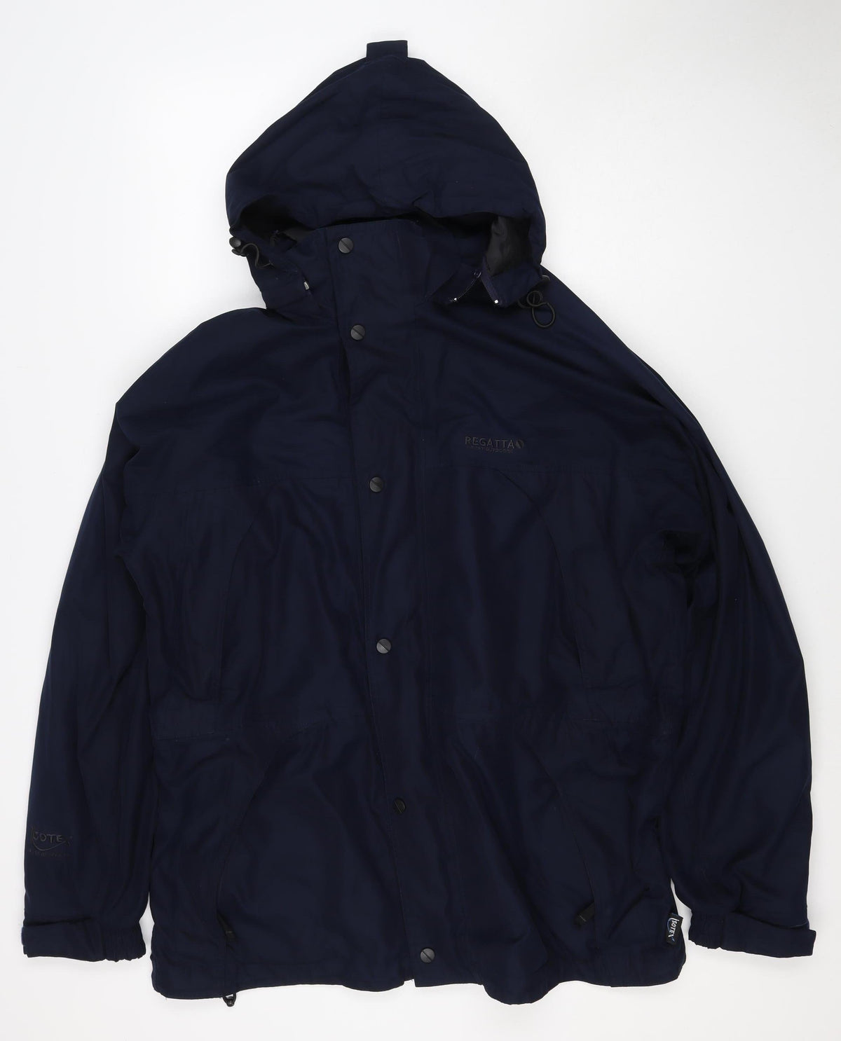 Regatta Men’s Blue M Hooded Rain Jacket Outdoor Isotex