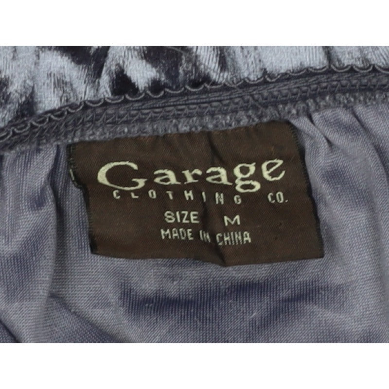 Garage Women Grey Velvet Tiered Peasant Skirt Size M