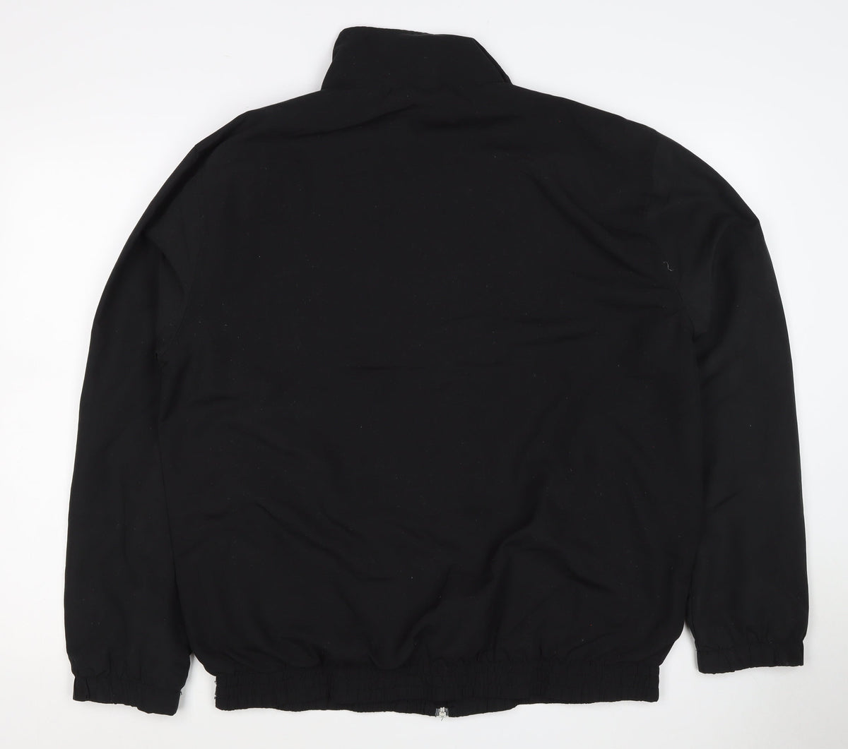 Allsportmen Men’s Black Red L Sport Hitech Full Zip Windbreaker Jacket
