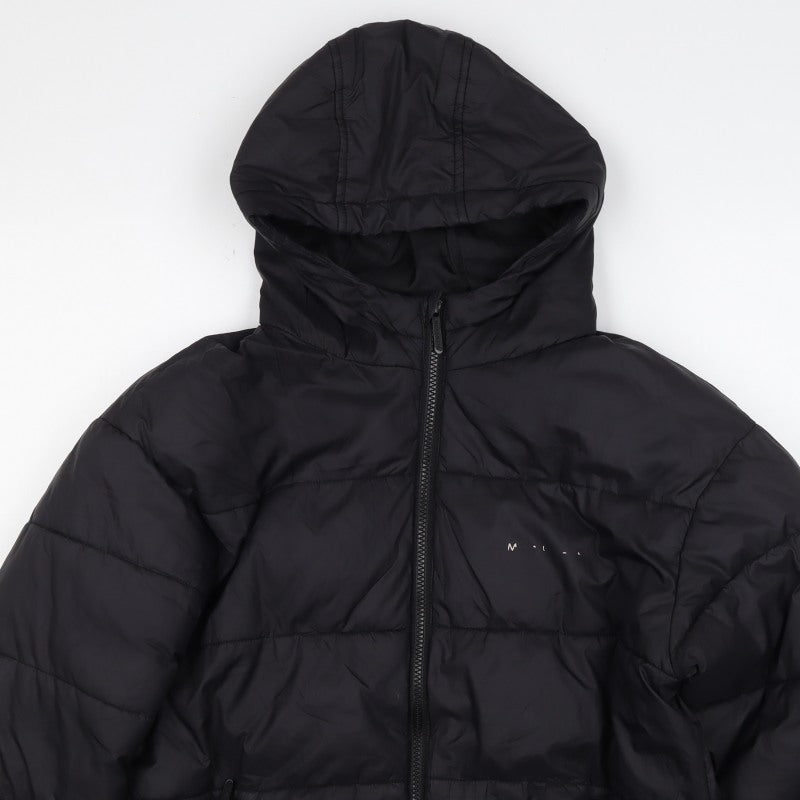 McKenzie Girls Black 12-13 Years Hooded Puffer Jacket Zip Winter