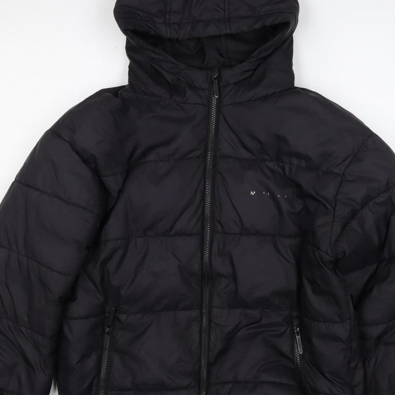 McKenzie Girls Black 12-13 Years Hooded Puffer Jacket Zip Winter