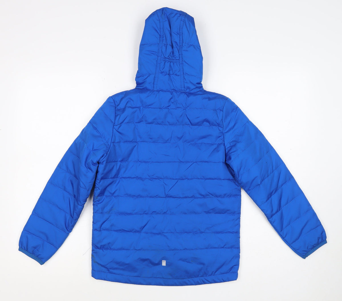 Regatta Boys Blue 9-10 Years Hooded Puffer Jacket Quilted Winter Coat