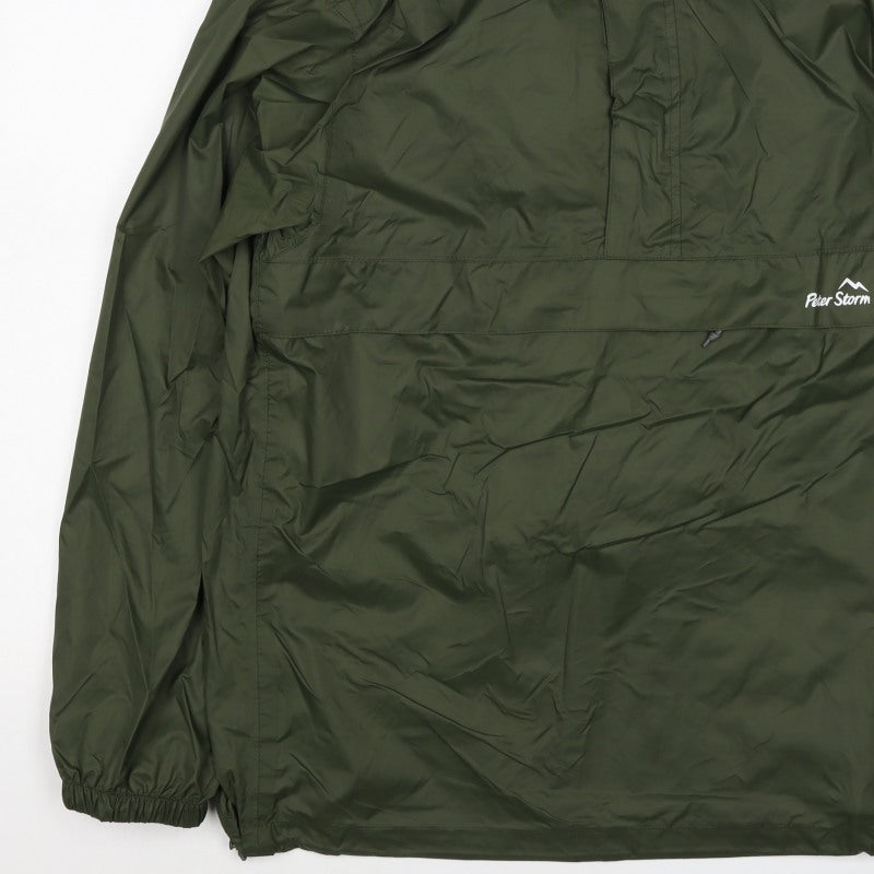 Peter Storm Men’s Green Small Anorak Hooded Waterproof Outdoor Jacket