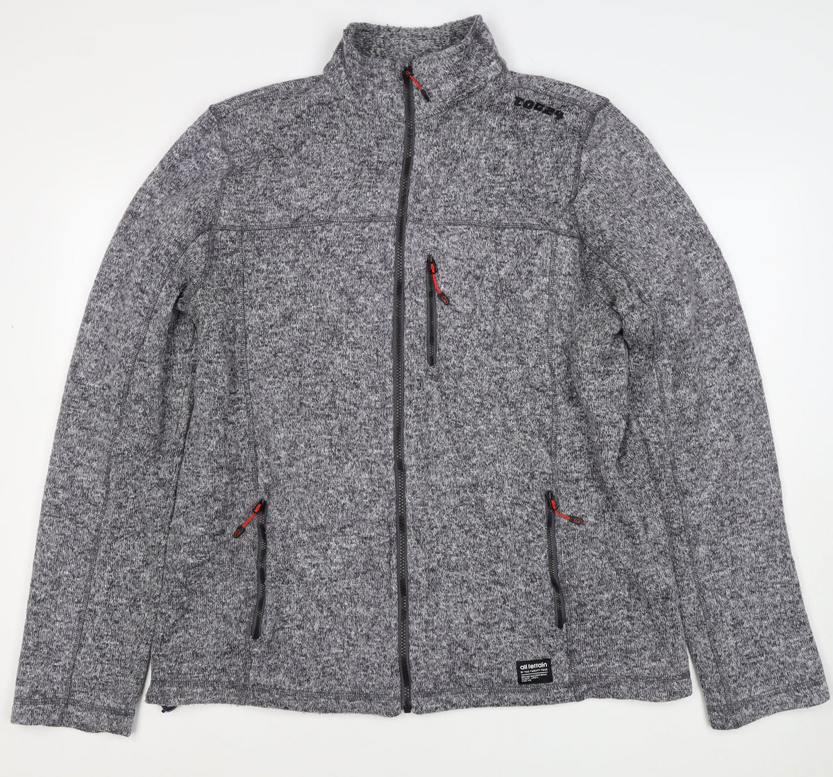 Tog 24 Men’s Grey XL Full Zip Fleece Jacket Outdoor Walking