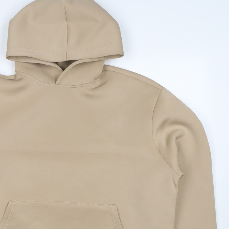 Manière De Voir Men’s Beige M Pullover Hooded Stretch Hoodie