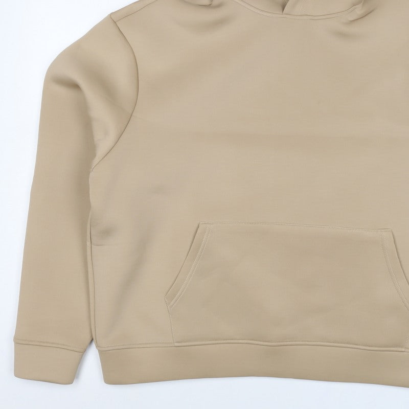 Manière De Voir Men’s Beige M Pullover Hooded Stretch Hoodie