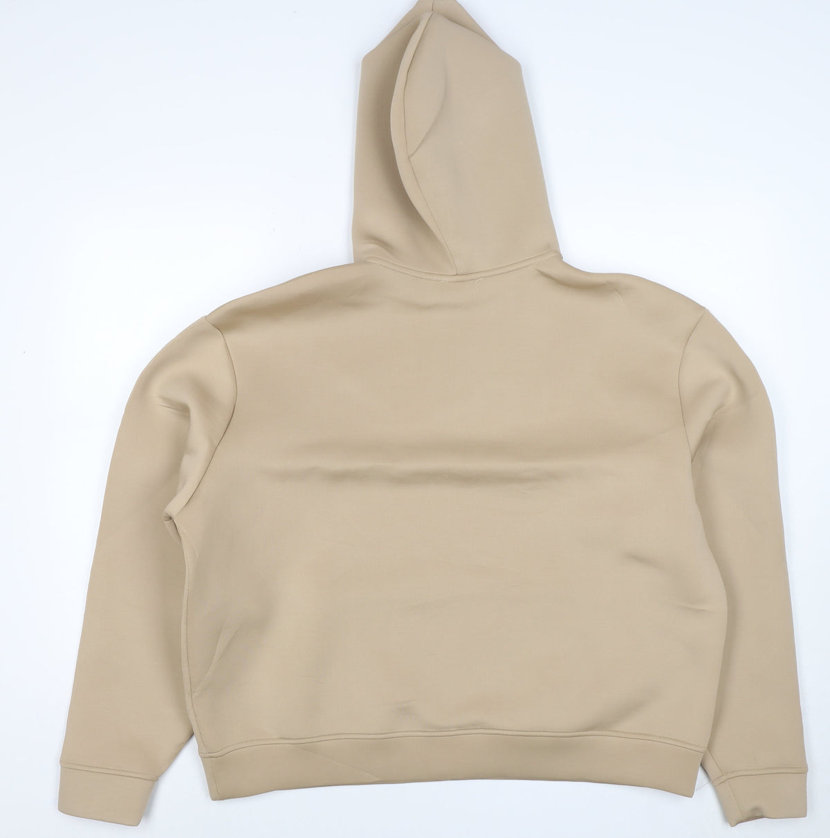 Manière De Voir Men’s Beige M Pullover Hooded Stretch Hoodie