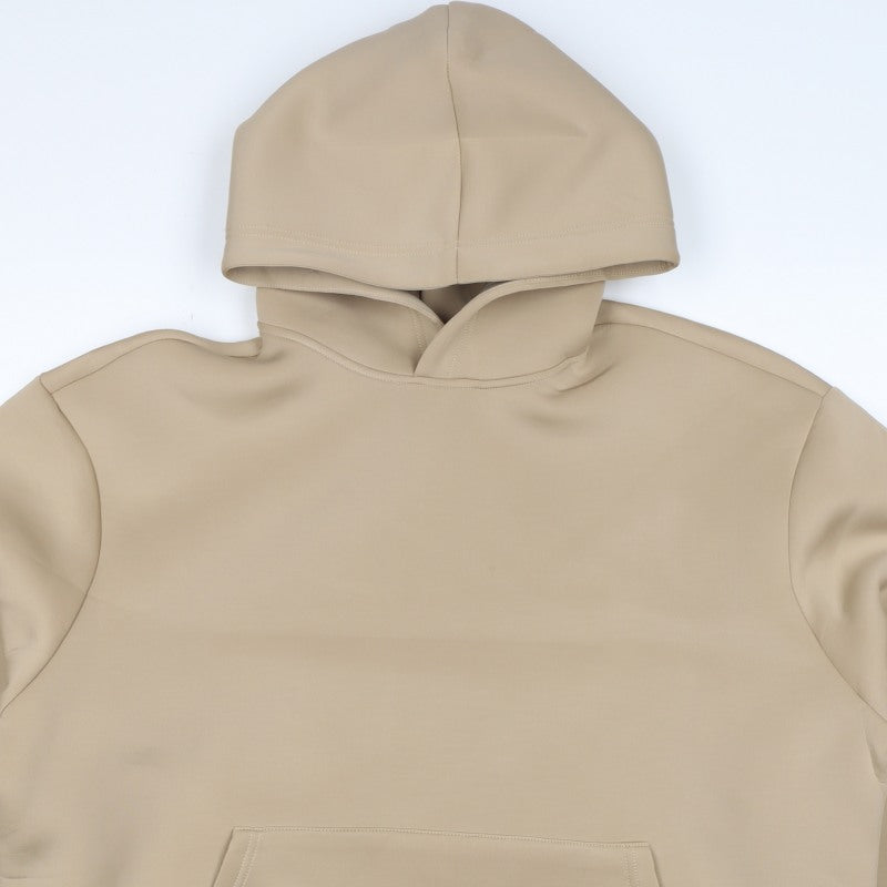 Manière De Voir Men’s Beige M Pullover Hooded Stretch Hoodie