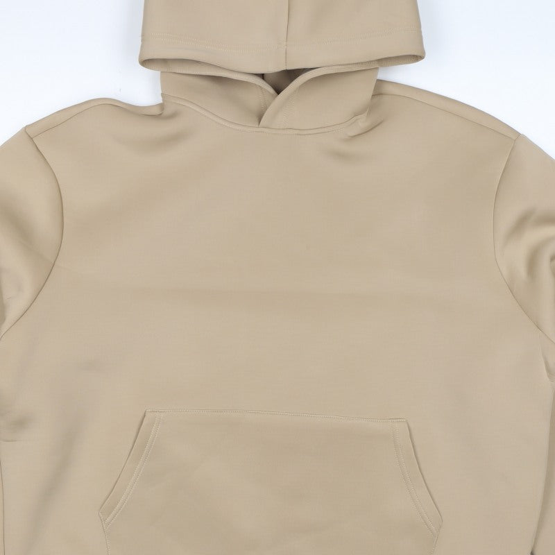 Manière De Voir Men’s Beige M Pullover Hooded Stretch Hoodie
