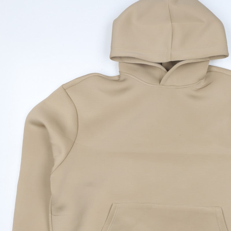Manière De Voir Men’s Beige M Pullover Hooded Stretch Hoodie