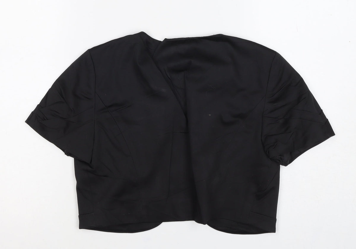 Marks & Spencer Autograph Women Black UK 8 Short Sleeve Suit Jacket
