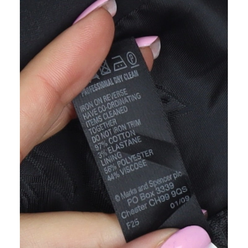 Marks & Spencer Autograph Women Black UK 8 Short Sleeve Suit Jacket