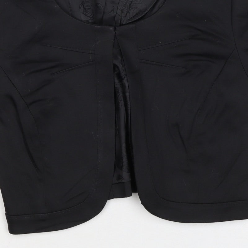 Marks & Spencer Autograph Women Black UK 8 Short Sleeve Suit Jacket
