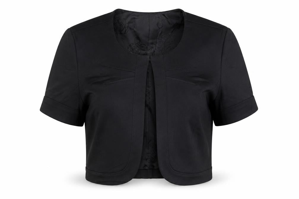 Marks & Spencer Autograph Women Black UK 8 Short Sleeve Suit Jacket