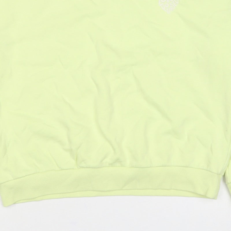 M&S Girls Green White Colourblock Pullover Sweatshirt 13-14 Years