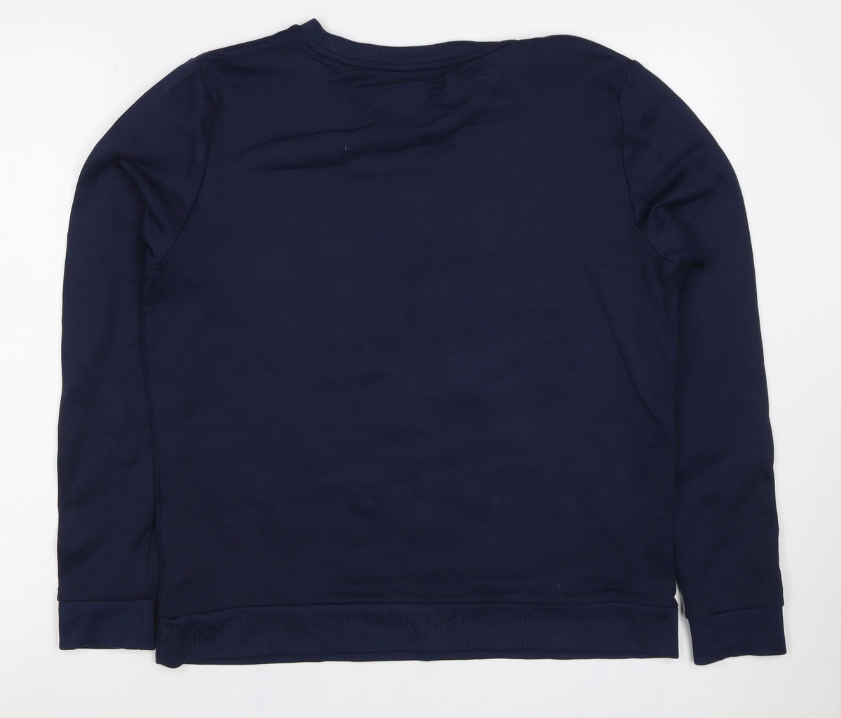 Karl Lagerfeld Men’s Blue M Logo Graphic Crew Neck Pullover Sweatshirt