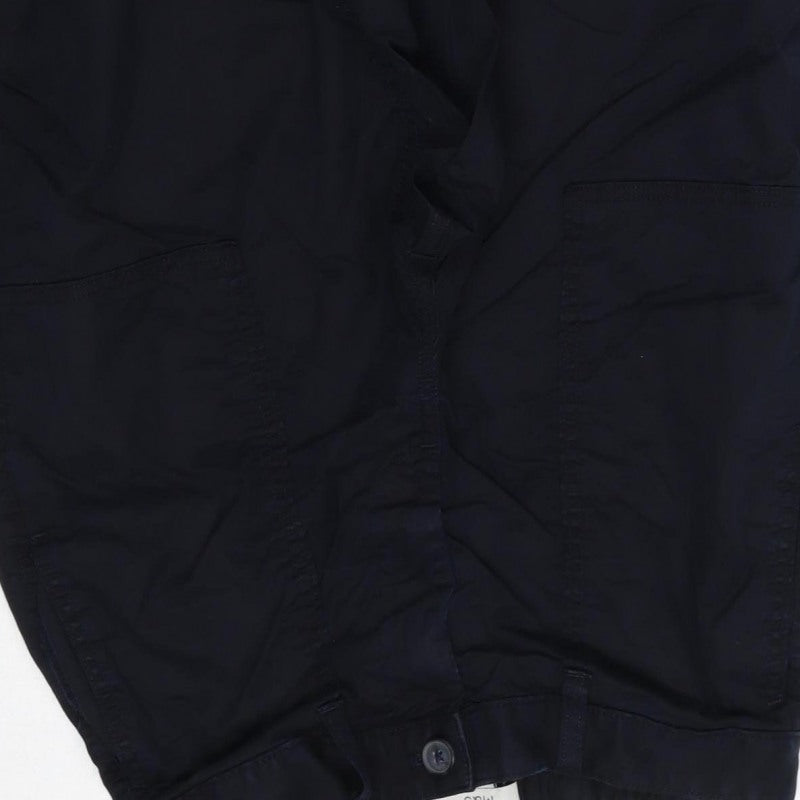 Marks and Spencer Women's Black UK 10 Short Cargo Trousers Pockets